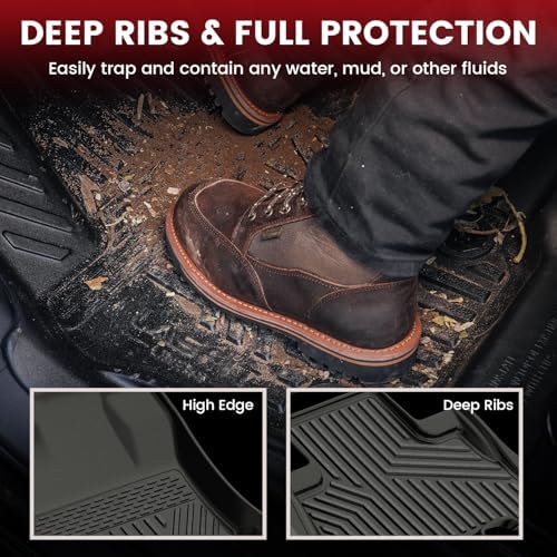 LASFIT Floor Mats for Toyota 4Runner 2013-2024 (Only Fit 7-Seats) - Image 5