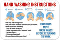 Employees Wash Hands Before Returning to Work Sign, by SigoSigns