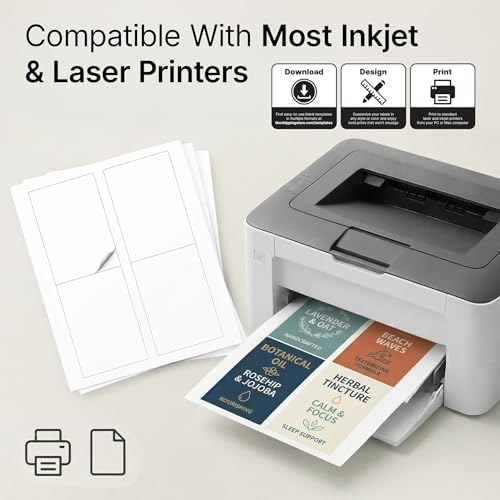 3.5" X 5" Matte White Printable Shipping Labels (100 Sheets, 400 Stickers) - Image 4