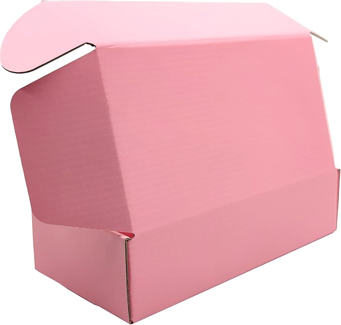 Small Pink Shipping Boxes for Small Business Pack of 25-7x5x2 inches Cardboard - Image 4