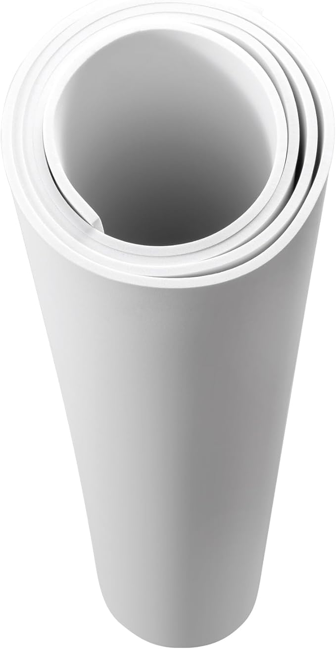 AMZQNART EVA Foam 6mm, Cosplay Foam 39x59 inch White, High Density 90 kg/m³ by AMZQNART