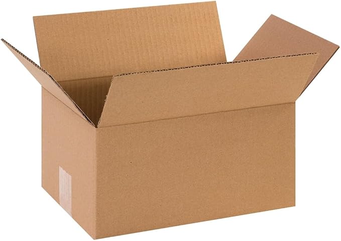 AVIDITI 12 x 8 x 6 Corrugated Cardboard Boxes, Small 12"L x 8"W x 6"H, Storage - Image 2