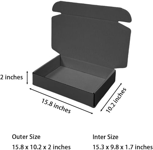 20 Pcs 15.8 x 10.2 x 2 inches Shipping Boxes - Image 2
