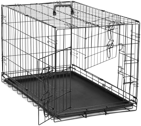 DUMOS 48 Inch Dog Crate, Foldable Medium Large Dog Cage Pet Kennel by DumosLifestyle