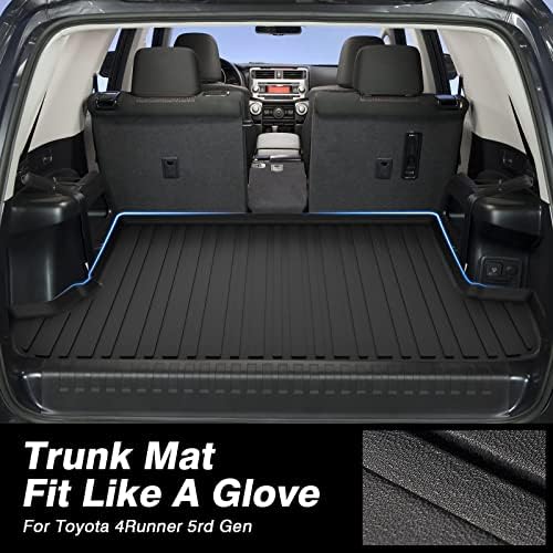 KUST Trunk Cargo Mat for Toyota 4Runner 2010-2024 (7 Seater Only) TPE Rubber Cargo Liner All Weather Rear Cover 4Runner Accessories High Edge - Image 2