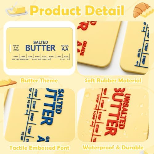 Eartim Funny Butter Silicone Luggage Label Baggage Suitcase Tags Set - Image 3