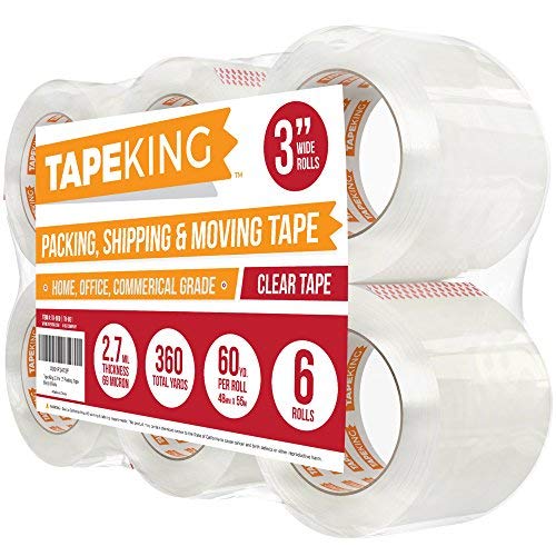 Tape King Clear Packing Tape | 60 Yards Per Roll | 3 Inch Wide Heavy Duty - Image 2