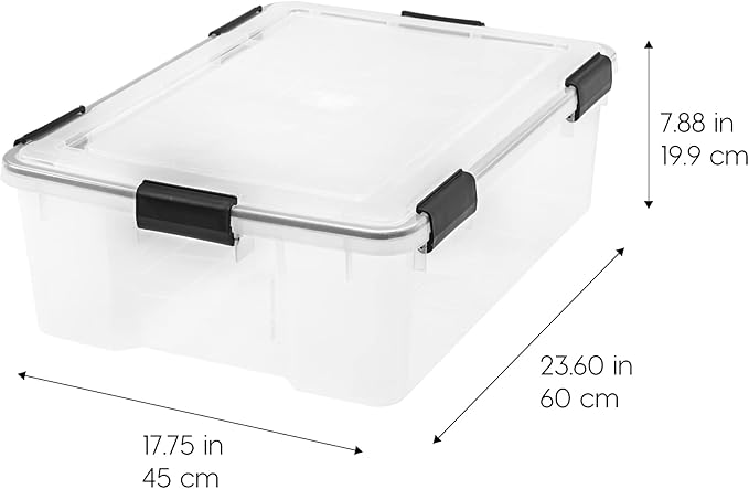 IRIS USA WeatherPro 41 Qt Storage Bins - Image 2