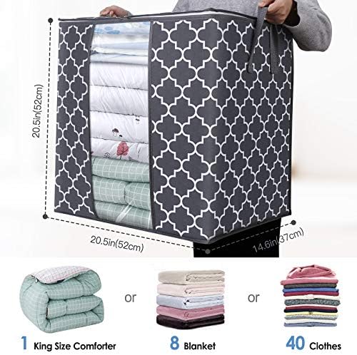 Storage Bags 8 Pack 100L Clothes Organization and Storage Containers - Image 2