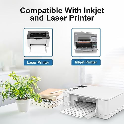 Address Labels, 2/3" x1-3/4 Shipping Address Labels for Inkjet & Laser Printers, Return Address Labels Compatible with 5195, 8195 and 18294 Labels, Easy to Peel (1500 Labels, 25 Sheets) - Image 3