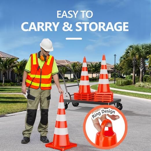 BATTIFE Traffic Safety Cones 36 Inch - Image 4