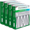 Filterbuy 21x21.5x5 Air Filter MERV 8 Dust & Allergy Defense (4-Pack) by Filterbuy