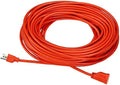 Amazon Basics 100 Foot 3-Prong Vinyl Indoor/Outdoor Extension Cord - 10 Amps,1250 Watts,125 VAC - Orange,(Pack of 6) by AmazonBasics