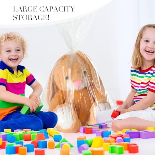 100 Pcs Large Clear Plastic Bags Poly Bags 1.1 Mil, 12" X 18" - Image 5