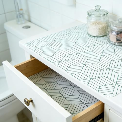 Shelf Liners for Kitchen Cabinets 12in x 20FT, Non Adhesive Cabinet Liner - Image 4