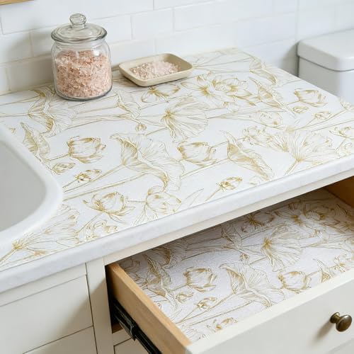 Shelf Liners for Kitchen Cabinets 12in x 10FT, Non Adhesive Cabinet Liner - Image 5