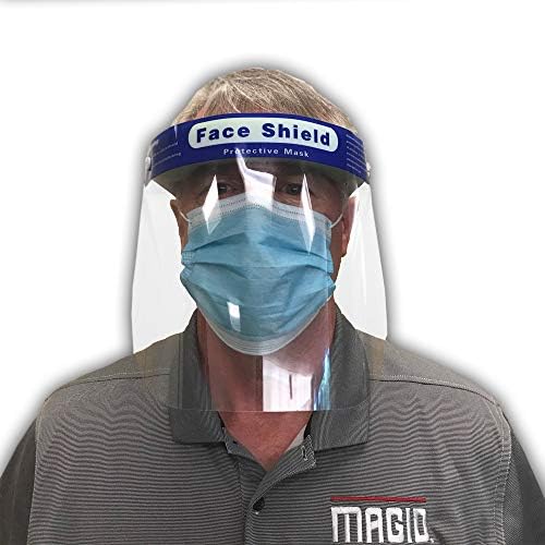 Magid Reusable Latex Free Clear Anti Fog Full Face Shield - FS004 - Image 4