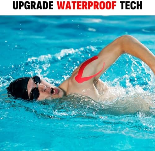 5 Rolls Red Kinesiology Tape, 2 inch x 16.4 Feet Kinetic Tape - Image 7