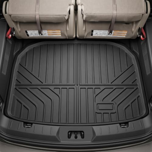 AUXKO Floor Mats Cargo+Backrest+Under Trunk Mat for Ford Explorer 2011-2014 - Image 5