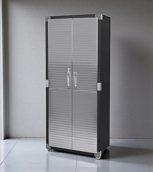 Heavy Duty Storage Solid Stainless Steel Cabinet by Unknown
