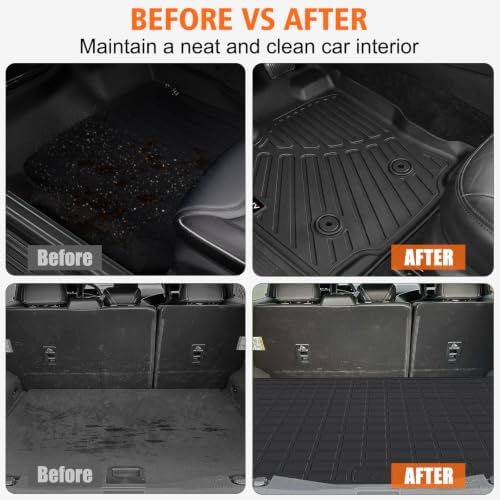 Floor Mats Cargo Liner for Ford Edge 2007-2014 & Lincoln MKX 2007-2015 - Image 6