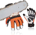Vgo... Leather Chainsaw Gloves,left-hand Saw Protection(GA9767CS/GA8912) by Vgo
