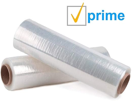 APQ 4 Rolls of Blown Hand Stretch Film 12" x 2000'. Clear Hand Stretch Wrap - Image 3