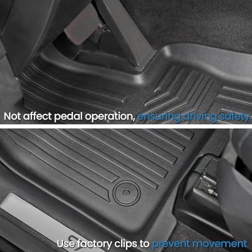 Floor Mats for Ford Explorer 2020-2026 6 Seats w/Captain Chair - Image 3