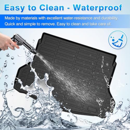 RAV4 Cargo mat - Trunk Mat for Toyota RAV4 2013-2018, All Weather Trunk Mat for RAV4 Accessories, Heavy Duty Rubber Mats, Car Accessories - Image 3