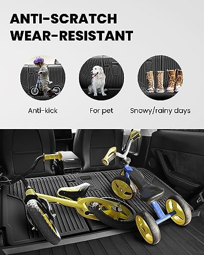 LASFIT Rear Seat Back Mats for Tesla Model Y 2025 2024 2023 2022 2021 2020 - Image 6
