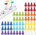 Cable Labels - Wrap-It Storage - Mini, Multi-Color (60 Pack) by Wrap-ItStorage
