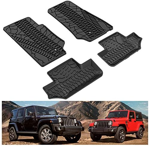 Kiwi Master Floor Mats for 2007-2013 Jeep Wrangler JK 2-Door by KIWIMASTER