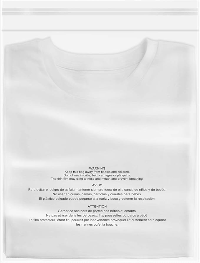 iMailer - 200 Count - 18" x 24" Clear Plastic Poly Bags - Image 3