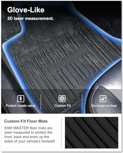 Kiwi Master Floor Mats for 2011-2023 Dodge Challenger RWD - Image 2