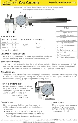 iGAGING Disl Caliper (100-022) - Image 3