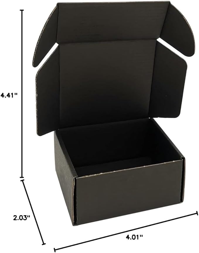 100 Pack 4x4x2'' Small Shipping Boxes, Corrugated Cardboard Mailers - Image 9