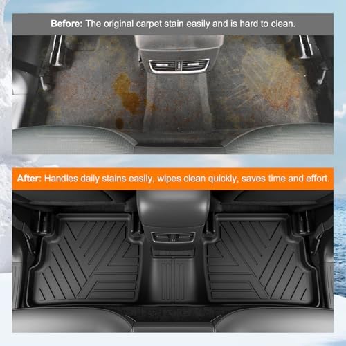 powoq Floor Mats Cargo Mat Compatible with 2023-2025 Mazda CX-5 - Image 3