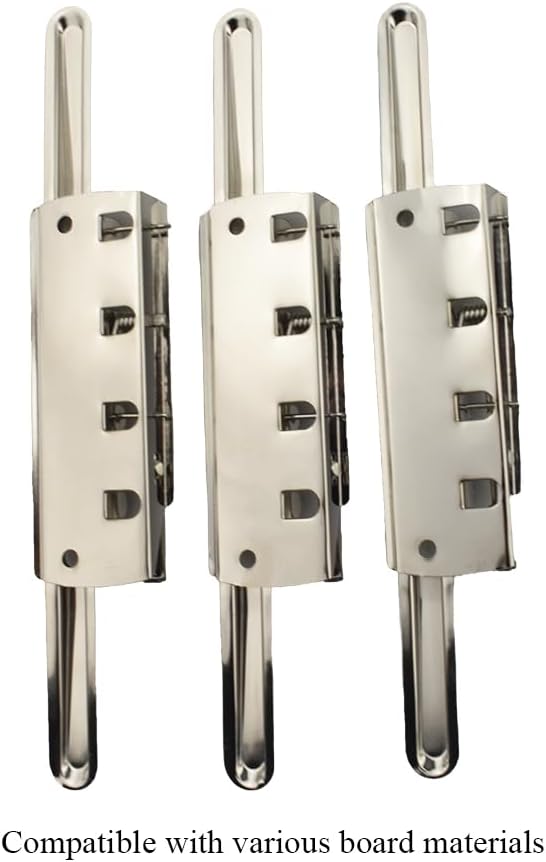HAHIYO 8 Inch Silver Metal Clipboard Clips - Image 5