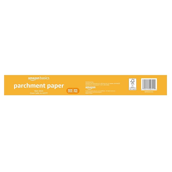 Amazon Basics Parchment Paper for Baking, 90 Sq Ft Roll, 1 Pack - Image 2