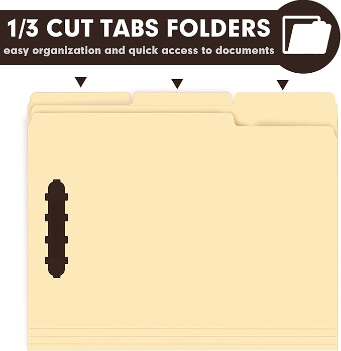 60 Pack Manila File Folders - Image 5