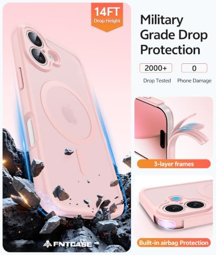 FNTCASE for iPhone 17 Case, Compatible with Magsafe, Glass Screen Protector - Image 6