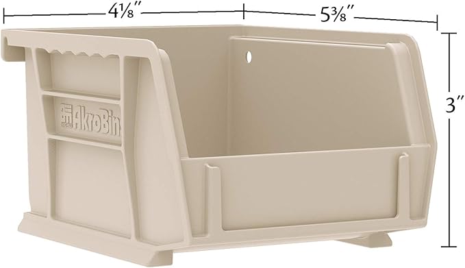 Akro-Mils 30210 AkroBins Plastic Storage Bins, Space-Saving Stackable Bins - Image 4