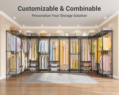 VIPEK V40 Heavy Duty Clothes Rack, Modular Closet System Clothing Rack - Image 4