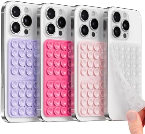Klearlook 4PCS Silicone Double Sided Suction Cup Phone Case, Combination D by KlearlookMaximizedClarity