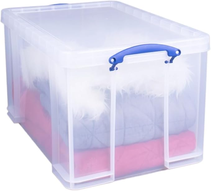 Really Useful Box 84 Liter Plastic Stackable Storage Container - Image 3