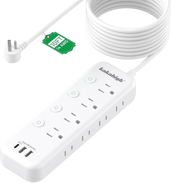 10FT Heavy Duty Extension Cord by YourBetterchoice