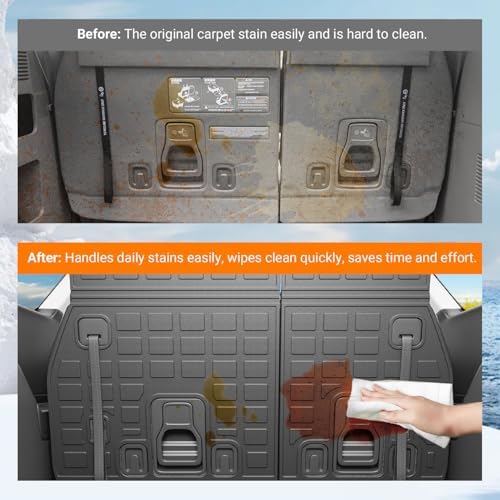 powoq Cargo Mat Backrest Mat Compatible with 2022-2026 Kia Carnival - Image 3