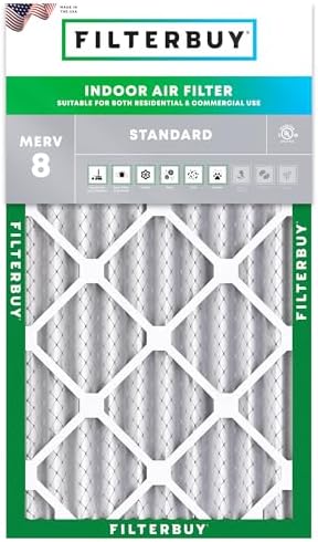Filterbuy 20x30x4 Air Filter MERV 8 Dust & Allergy Defense (1-Pack) by Filterbuy