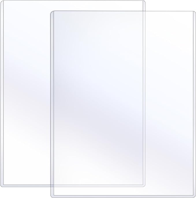 Sherr 2 Pcs Rigid Print Protectors Fit 24 x 36 Inch Poster Paper, Top Loading by Sherr