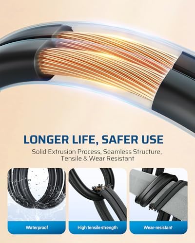 DEWENWILS 10FT Extension Cord, AWG16/2 13A/125V, Black, ETL Listed, 2 Pack - Image 5